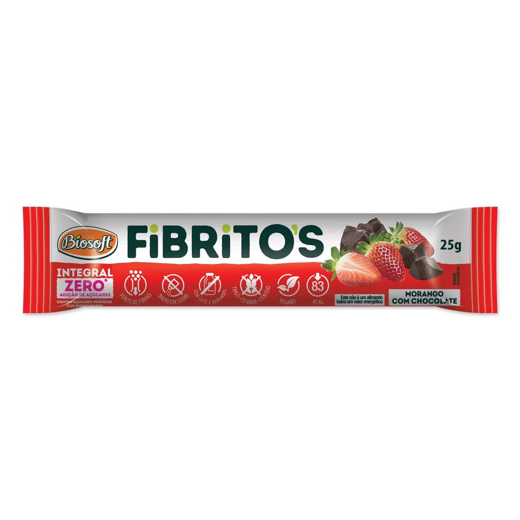 FIBRITOS LIGHT FRUTAS VERMELHAS 25G